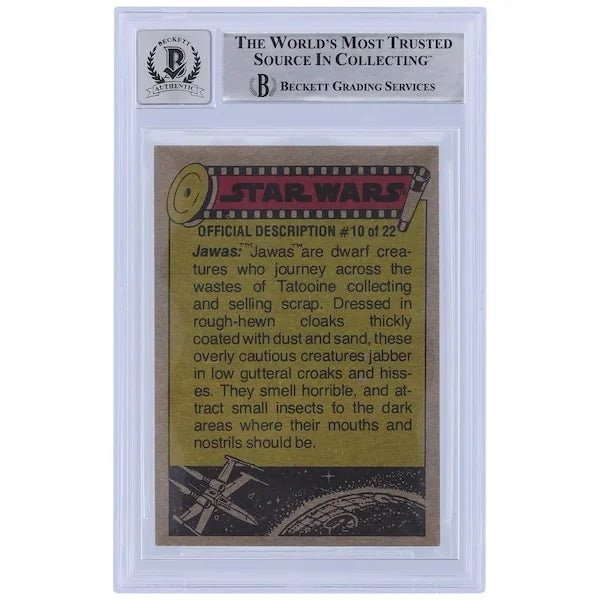 Jim Marlow Signed 1977 Topps Star Wars Series 1 #185 | BGS 10