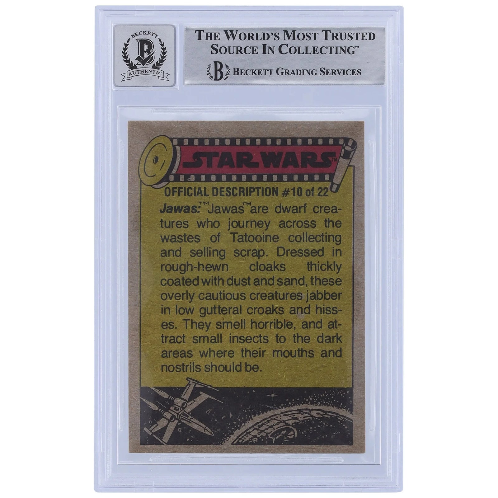 Jim Marlow Signed 1977 Topps Star Wars Series 1 #185 | BGS 10