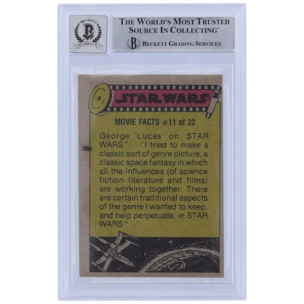 Jim Marlow Signed 1977 Topps Star Wars Series 1 #216 | BGS 10