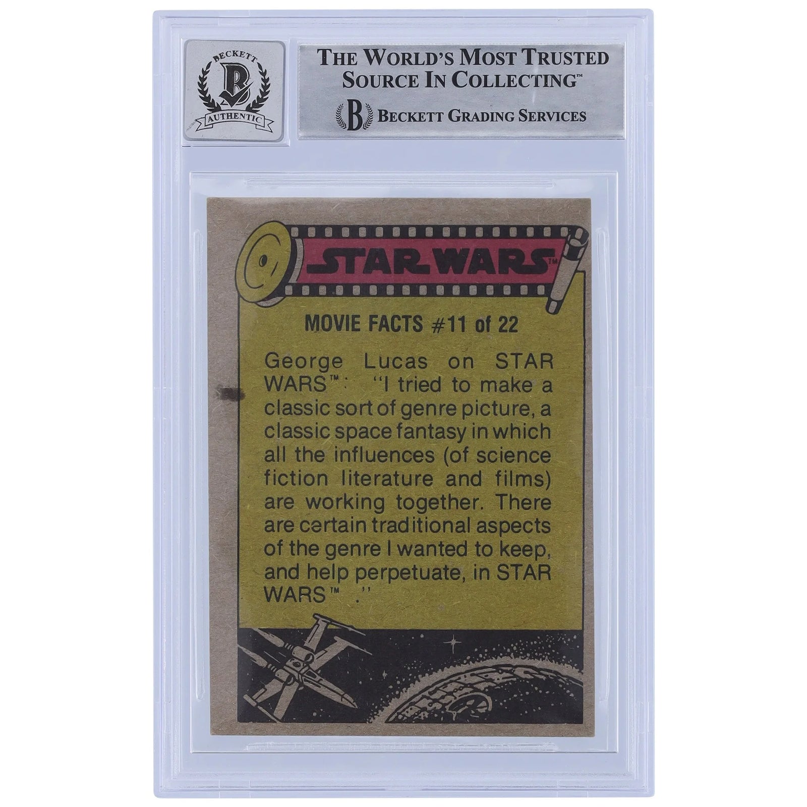 Jim Marlow Signed 1977 Topps Star Wars Series 1 #216 | BGS 10
