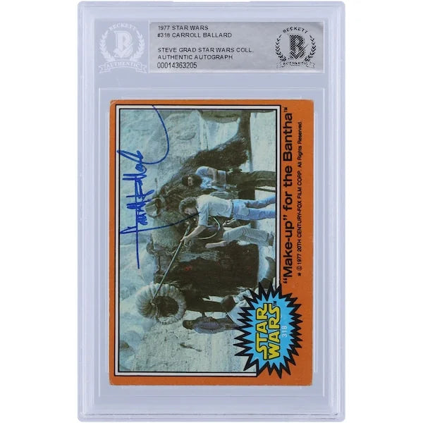 Carroll Ballard Signed 1977 Topps Star Wars Series 1 #318 | BGS Authenticated