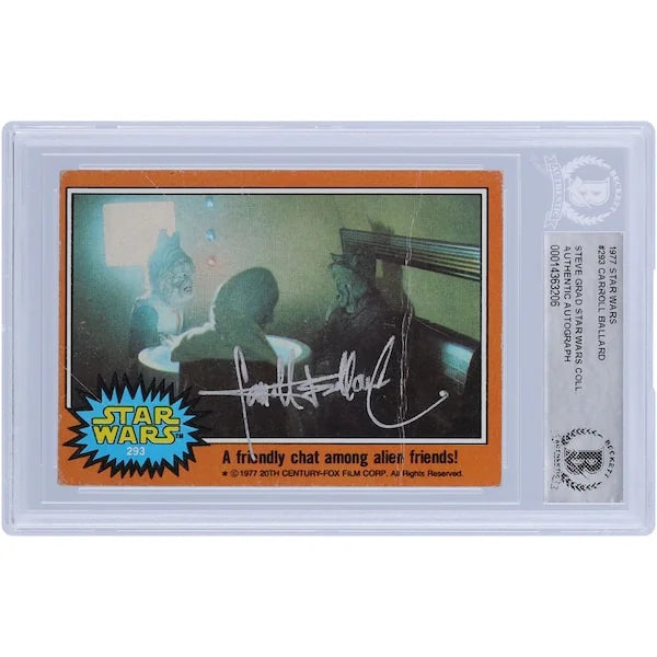 Carroll Ballard Signed 1977 Topps Star Wars Series 1 #293 | BGS Authenticated