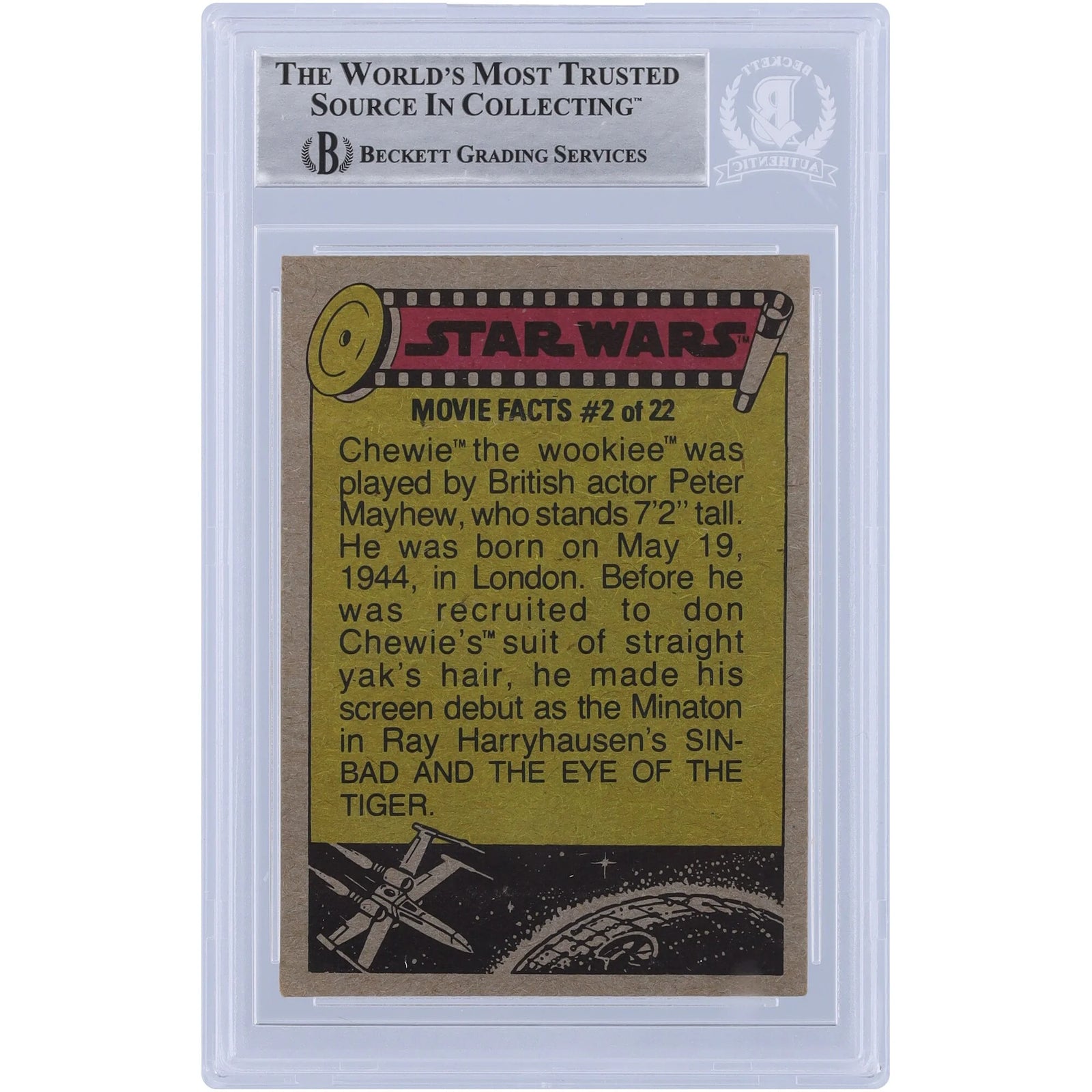 Carroll Ballard Signed 1977 Topps Star Wars Series 1 #293 | BGS Authenticated