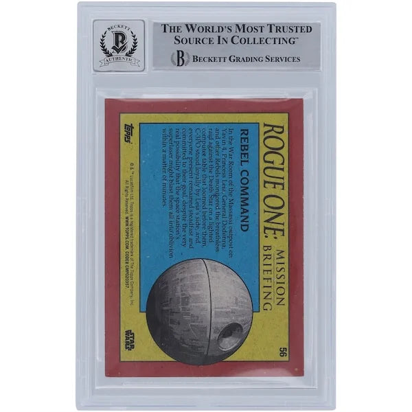 Don MacDougall Signed 2016 Topps Rogue One #56 Card | BGS 10