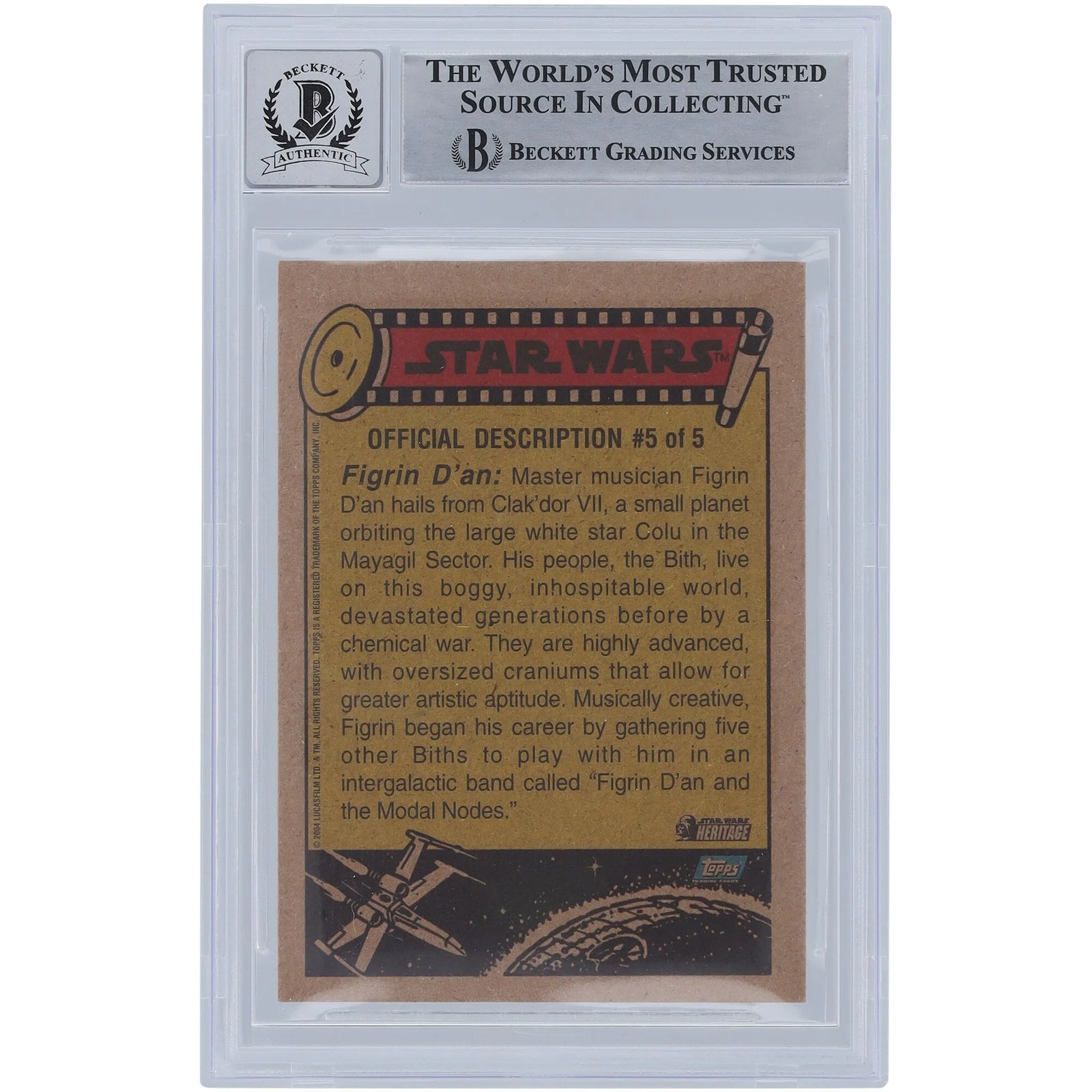 Don MacDougall Signed 2004 Topps Heritage #22 | BGS 10 Graded