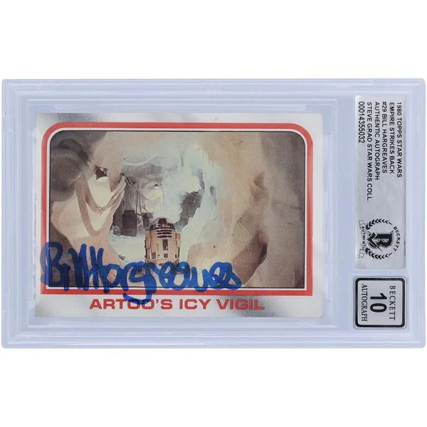 Bill Hargreaves Signed 1980 Topps Empire Strikes Back #29 | BGS 10