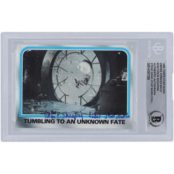 Colin Skeaping Signed 1980 Topps Empire Strikes Back #222 | Luke's Stunt Double