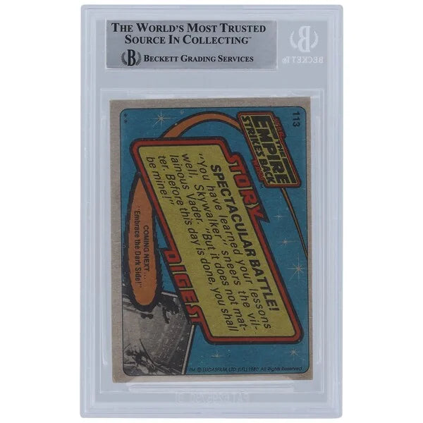 Colin Skeaping Signed 1980 Topps Empire Strikes Back #113 | BGS Authenticated