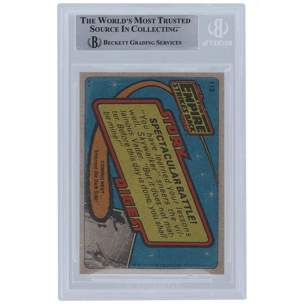 Colin Skeaping Signed 1980 Topps Empire Strikes Back #113 | Luke's Stunt Double