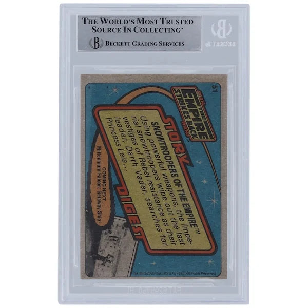 Colin Skeaping Signed 1980 Topps Empire Strikes Back #51 | Stormtrooper Inscription