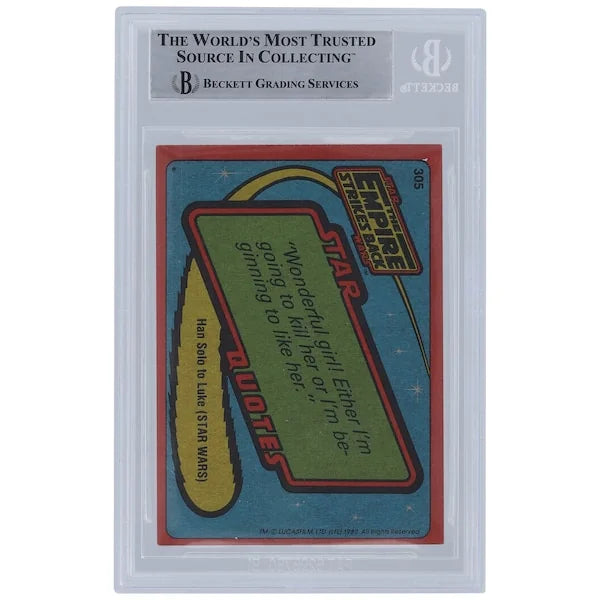 Colin Skeaping Signed 1980 Topps Empire Strikes Back #305 | Stormtrooper Inscription