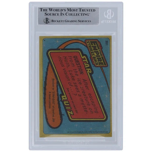 Colin Skeaping Signed 1980 Topps Empire Strikes Back #201 | Stormtrooper Inscription