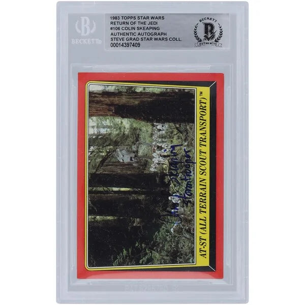 Colin Skeaping Signed 1983 Topps Return of the Jedi #106 | BGS Authenticated