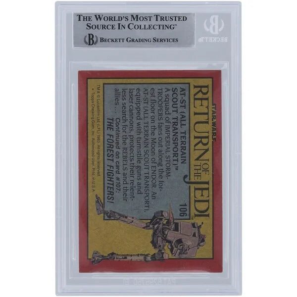 Colin Skeaping Signed 1983 Topps Return of the Jedi #106 | BGS Authenticated