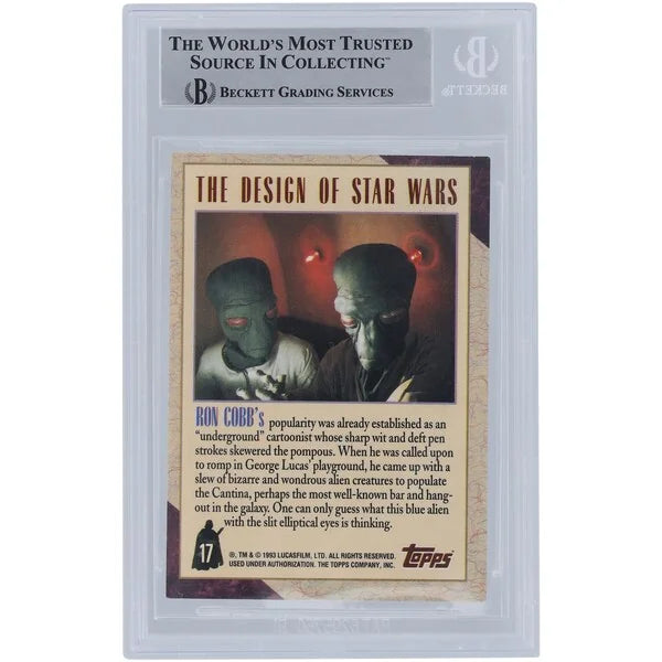 Phil Tippett Signed 1993-95 Topps Star Wars Galaxy #17 Card | BGS Authenticated