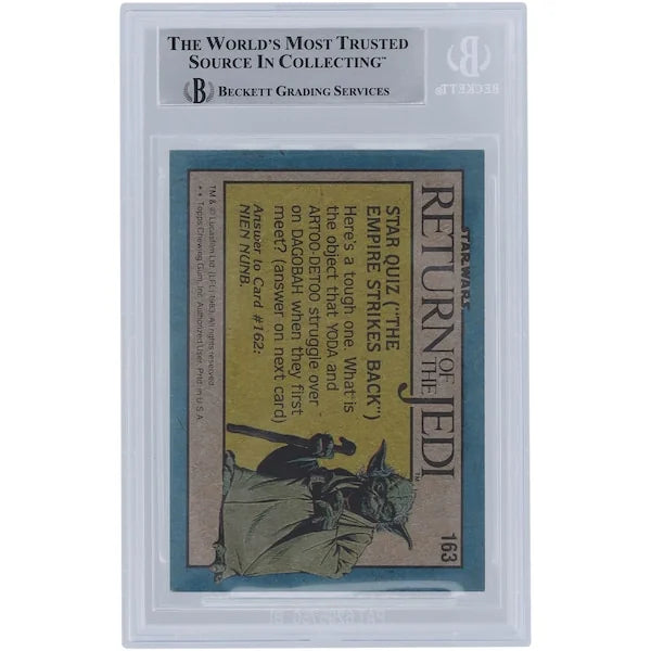 Phil Tippett Signed 1983 Topps Return of the Jedi #163 Card | BGS Authenticated