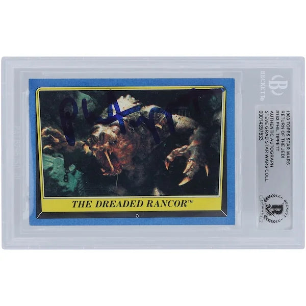 Phil Tippett Signed 1983 Topps Return of the Jedi #163 Card | BGS Authenticated
