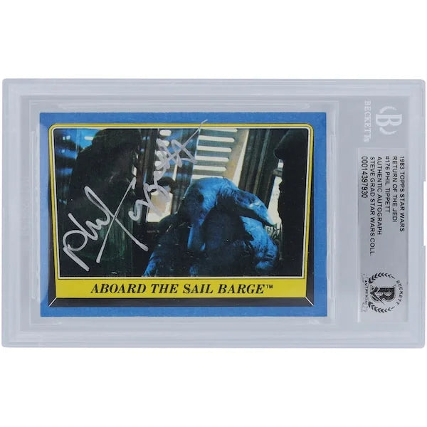 Phil Tippett Signed 1983 Topps Return of the Jedi #176 Card | BGS Authenticated