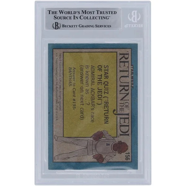Phil Tippett Signed 1983 Topps Return of the Jedi #156 Card | BGS Authenticated