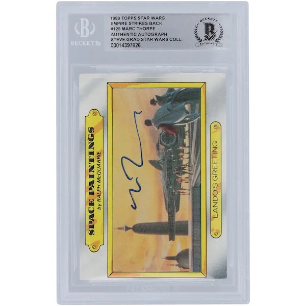 Marc Thorpe Signed 1980 Topps Empire Strikes Back #125 Card | BGS Authenticated