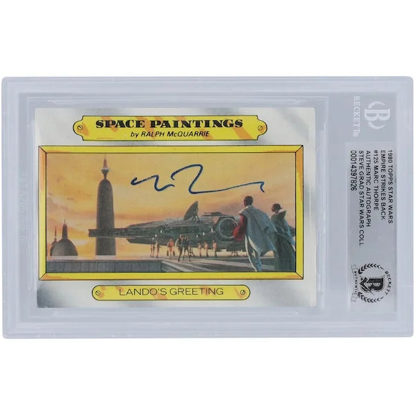 Marc Thorpe Signed 1980 Topps Empire Strikes Back #125 Card | BGS Authenticated