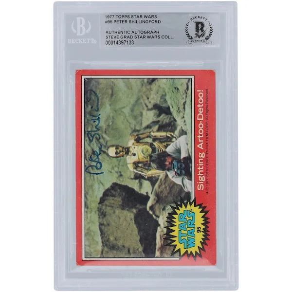 Peter Shillingford Signed 1977 Topps Star Wars #95 Card | BGS Authenticated