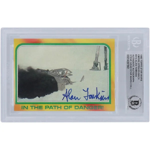 Alan Tomkins Signed 1980 Topps Empire Strikes Back #313 | BGS Authenticated