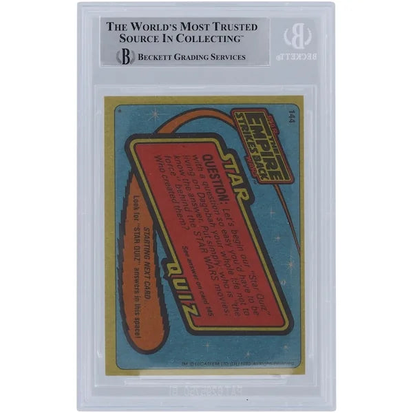 Alan Tomkins Signed 1980 Topps Empire Strikes Back #144 | BGS Authenticated