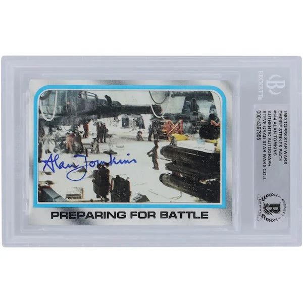 Alan Tomkins Signed 1980 Topps Empire Strikes Back #144 | BGS Authenticated