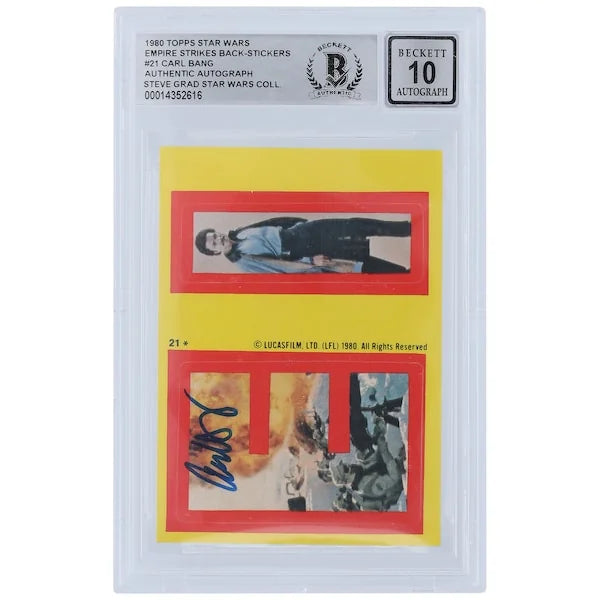 Carl Bang Signed 1980 Topps Empire Strikes Back #21 | BGS 10