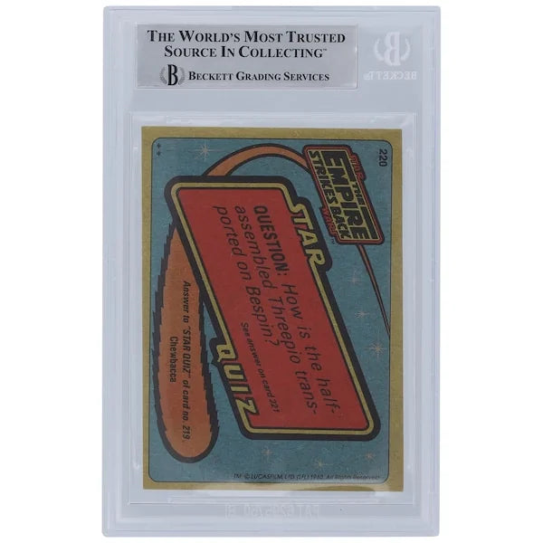 Jeremy Bulloch and Jason Wingreen Signed 1980 Topps Empire Strikes Back #220 | Boba's Voic