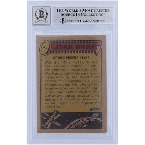 David Prowse and James Earl Jones Signed 2004 Topps Heritage #16 | BGS 10