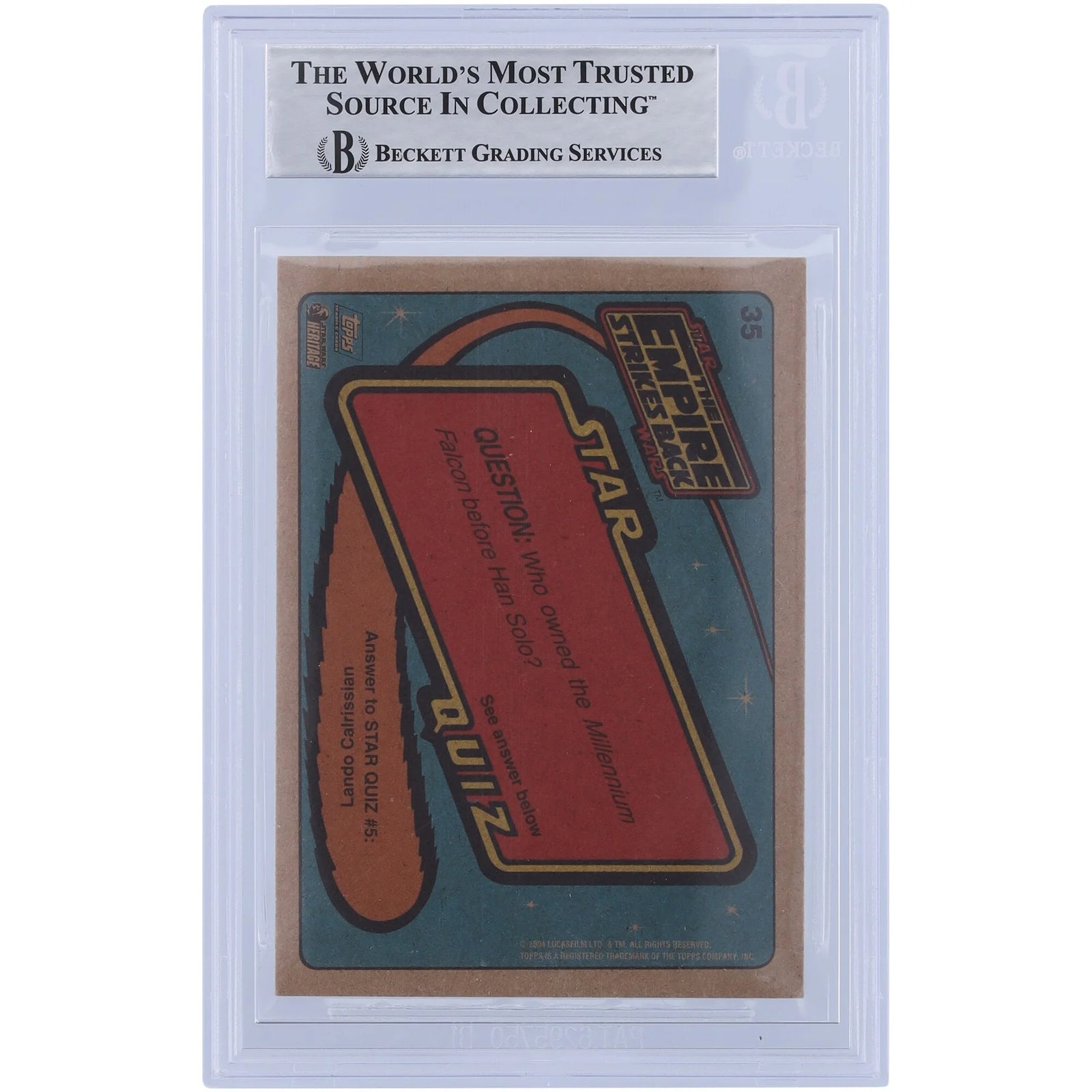 David Prowse and James Earl Jones Signed 2004 Topps Heritage #35 Card | Dual-Autographed