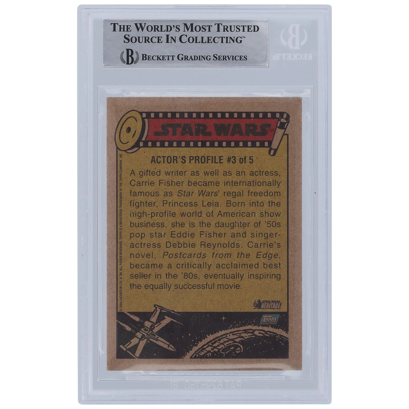 David Prowse and James Earl Jones Signed 2004 Topps Heritage #15 Card | Darth Vader Inscri