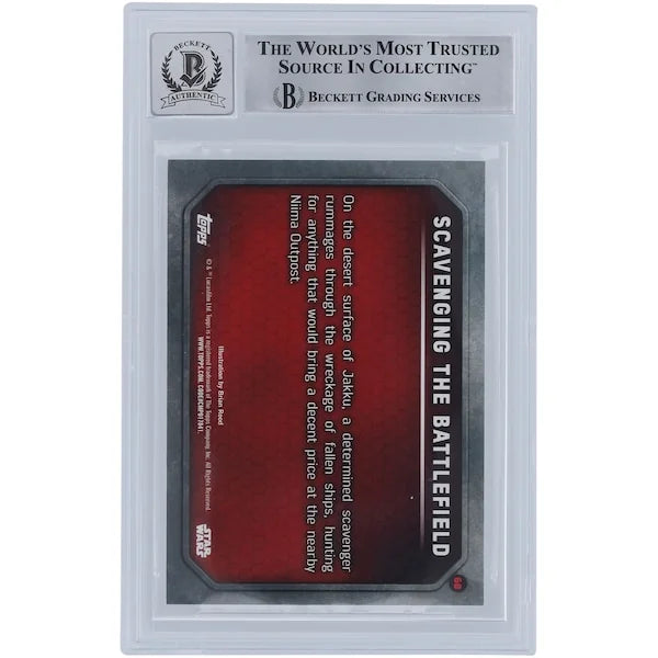 Doug Chiang & Ryan Church Signed 2015 Topps The Force Awakens #68 | BGS 10