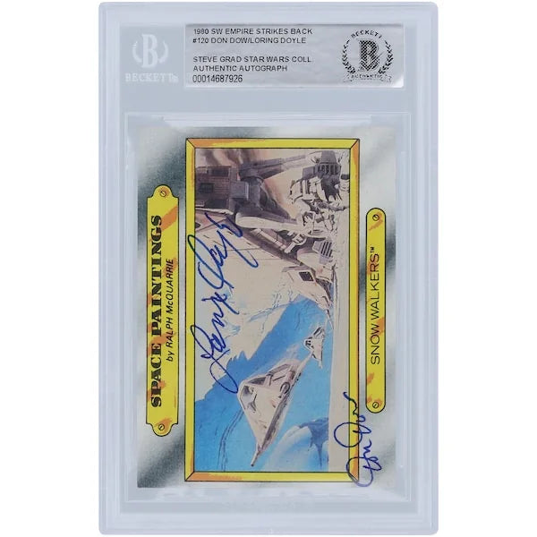 Don Dow and Loring Doyle Signed 1980 Topps Empire Strikes Back #120 | BGS Authenticated