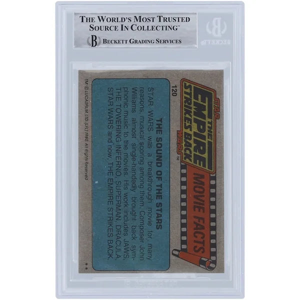 Don Dow and Loring Doyle Signed 1980 Topps Empire Strikes Back #120 | BGS Authenticated