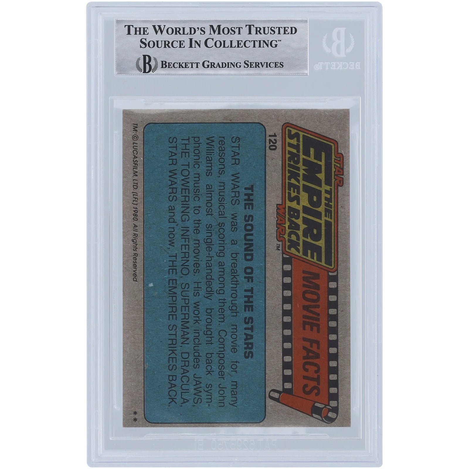 Don Dow and Loring Doyle Signed 1980 Topps Empire Strikes Back #120 | BGS Authenticated