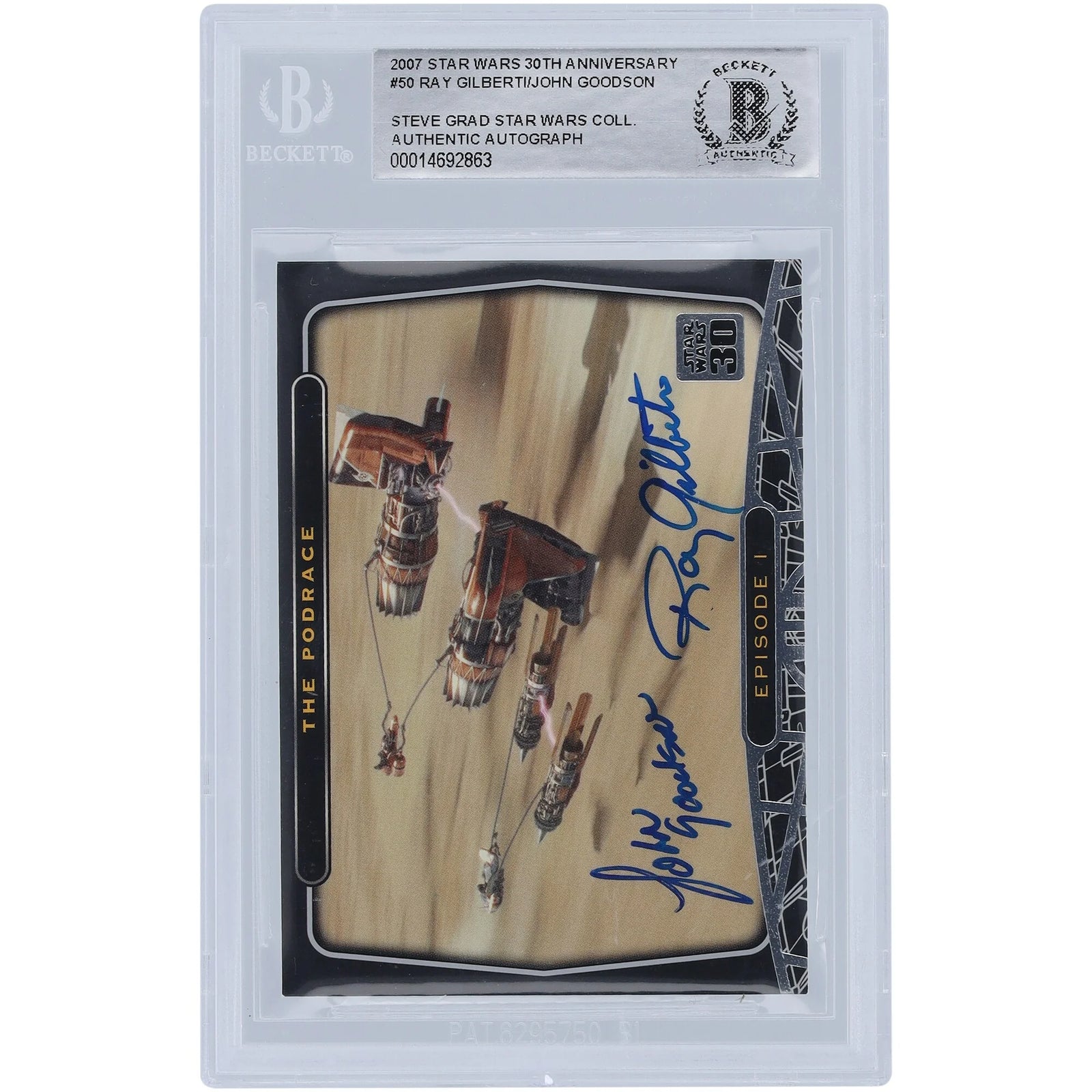 Ray Gilberti & John Goodson Signed 2007 Topps 30th Anniversary #50 Card | BGS Authenticate