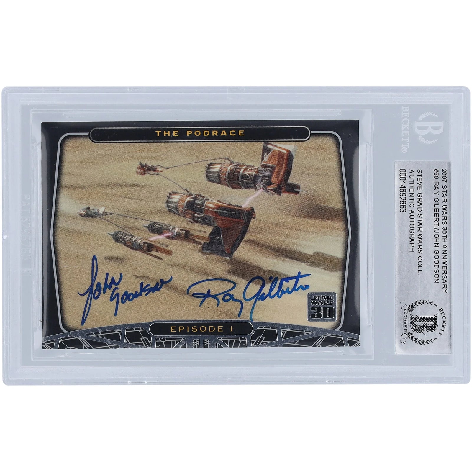 Ray Gilberti & John Goodson Signed 2007 Topps 30th Anniversary #50 Card | BGS Authenticate