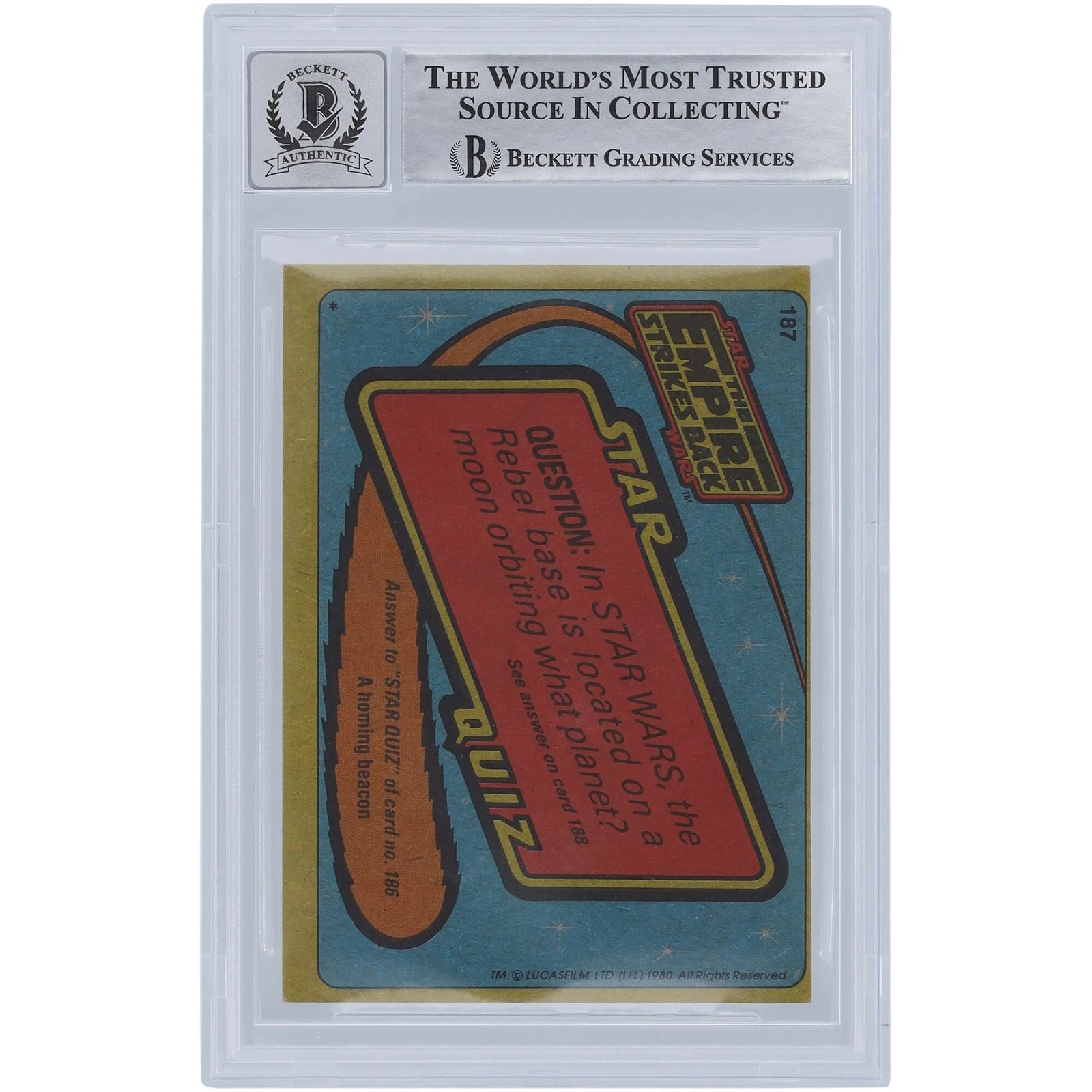 David Prowse and Patrick Ginter Signed 1980 Topps Empire Strikes Back #187 | BGS 10 Auto