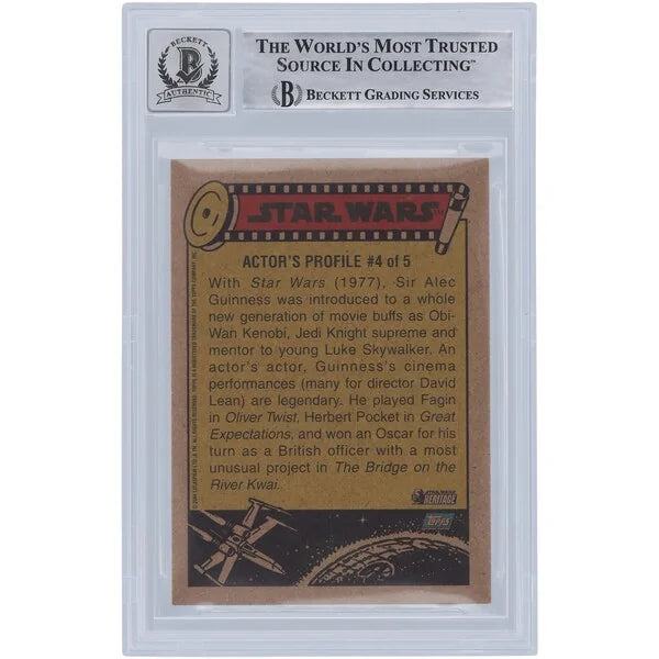 David Prowse and Gary Kurtz Signed 2004 Topps Heritage #16 | BGS 10 Darth Vader