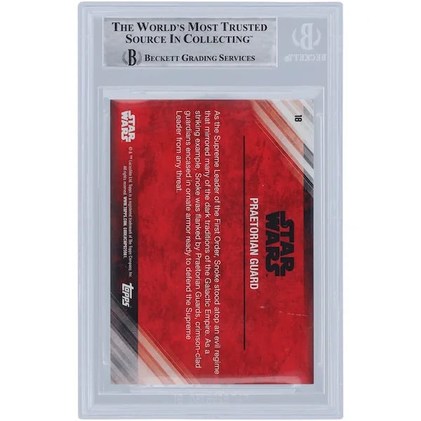 William Willoughby & Karanja York Signed Star Wars Card | 2017 Topps The Last Jedi #18 BGS