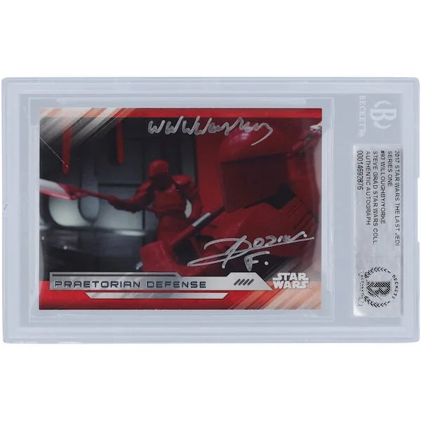 William Willoughby & Karanja York Signed Star Wars Card | 2017 Topps The Last Jedi #93