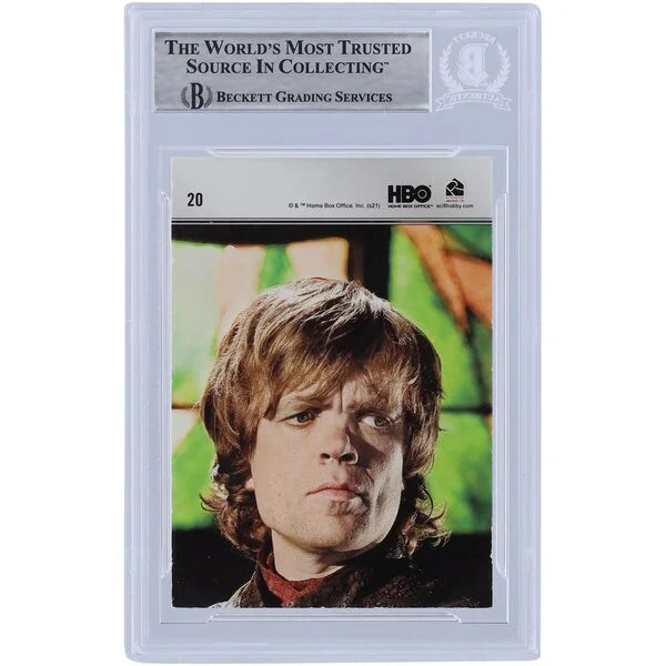 Peter Dinklage Signed 2021 Rittenhouse Game of Thrones #20 Card | Tyrion Inscription