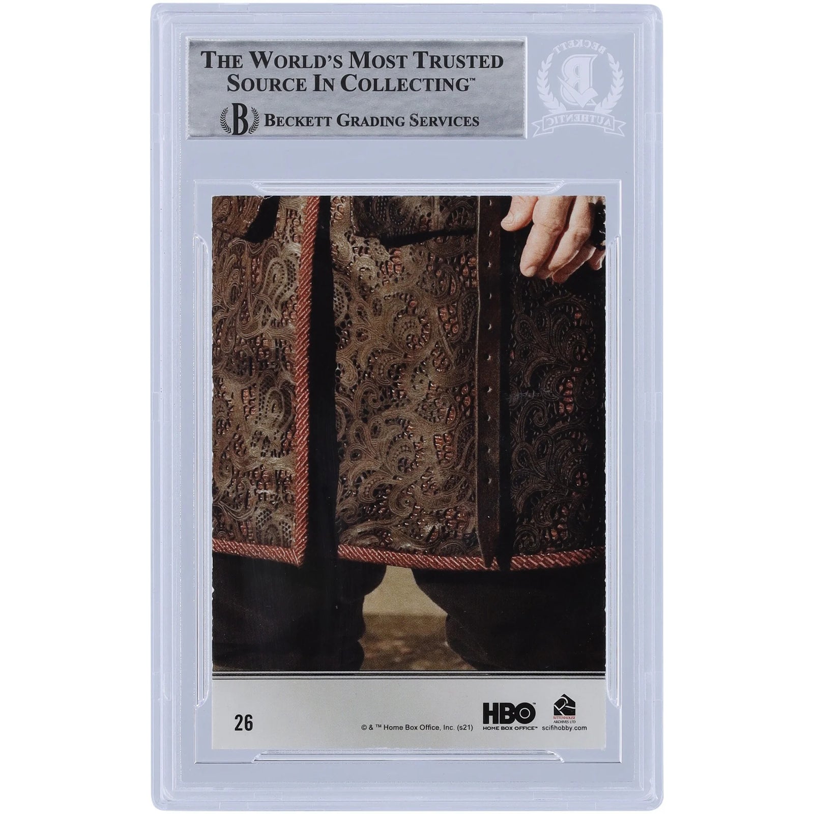 Peter Dinklage Signed 2021 Rittenhouse Game of Thrones #26 Card | Tyrion Inscription