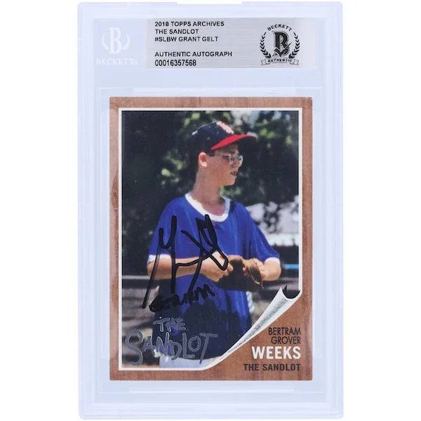 Grant Gelt Signed 2018 Topps Archives Card | The Sandlot