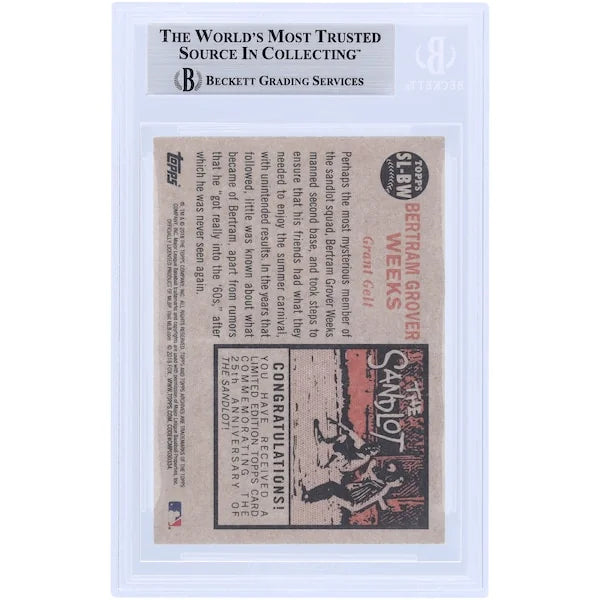 Grant Gelt Signed 2018 Topps Archives Card | The Sandlot