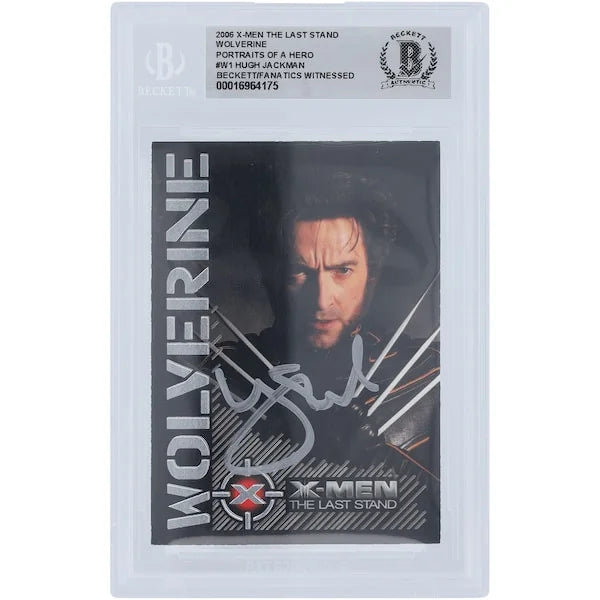 Hugh Jackman Signed 2006 X-Men The Last Stand Card #W1 | Beckett Witnessed