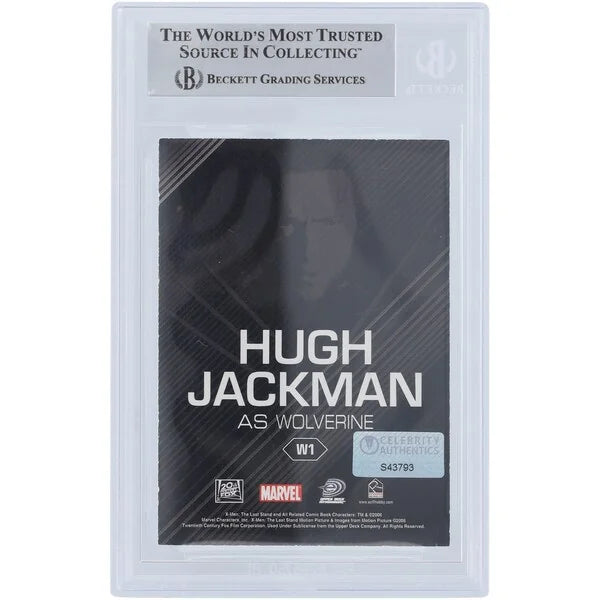Hugh Jackman Signed 2006 X-Men The Last Stand Card #W1 | Beckett Witnessed